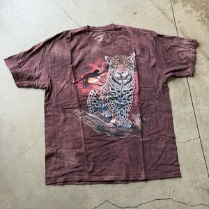 Blood Moon Leopard Classic Cotton T-Shirt